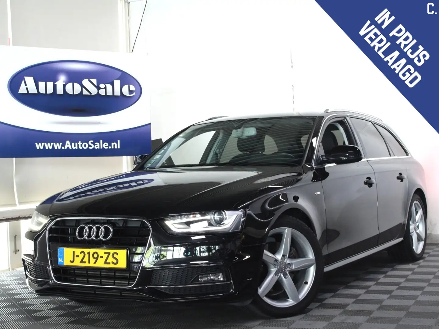 Audi A4 Avant 1.8 TFSI S-Line AUT XENON NAV BT STOELVW '15 Negro - 1