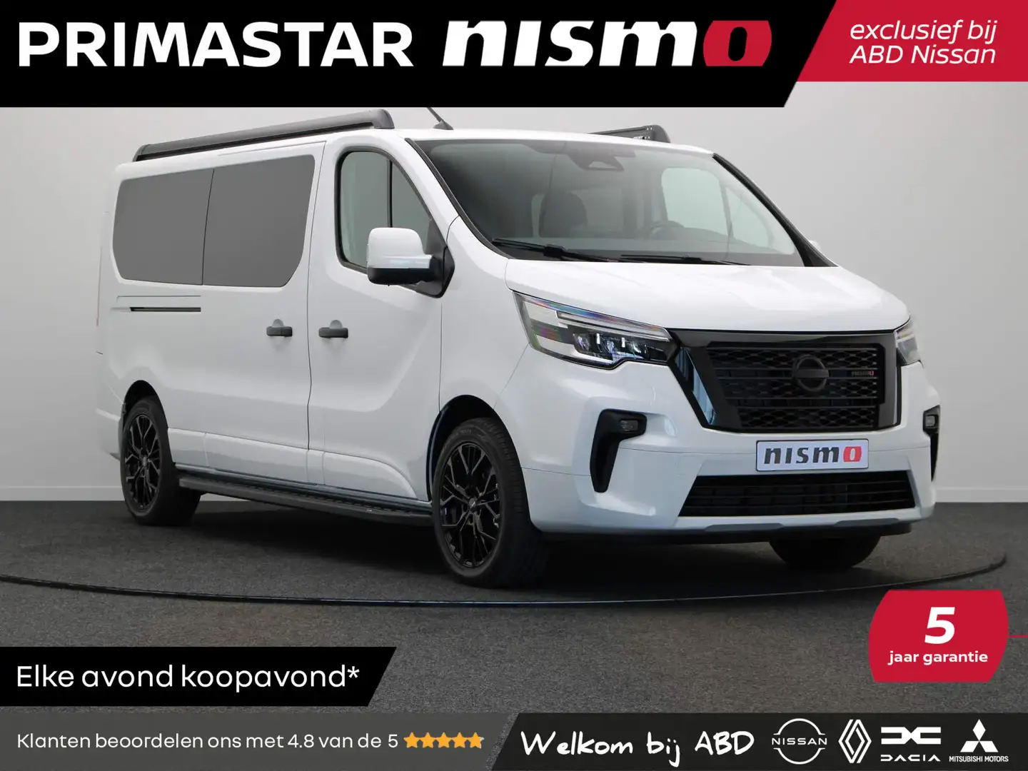 Nissan Primastar 2.0 dCi 170pk L2H1 Nismo+ | Dubbele Cabine | Achte Blanco - 1