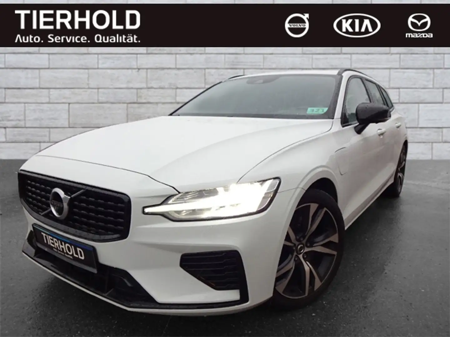 Volvo V60 T8 R Design Plug-In AWD AHK Pano ACC HUD Weiß - 2