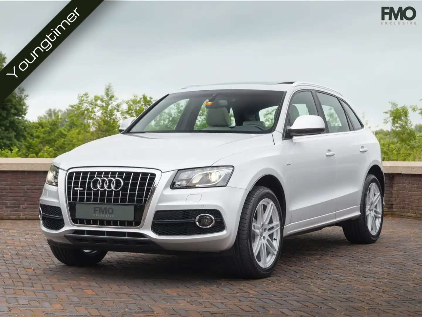 Audi Q5 Q5 3.2 FSI quattro|Youngtimer||Ex BTW€32.227 Zilver - 1