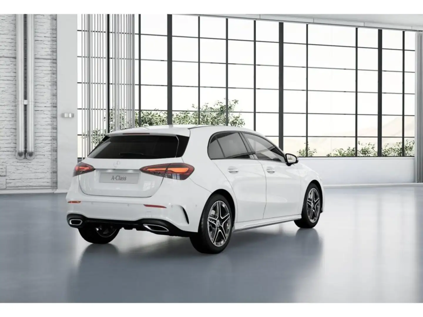 Mercedes-Benz A 250 4M AMG-Sport/Pano/Night/MLB/Memo/Distr/18" Weiß - 2