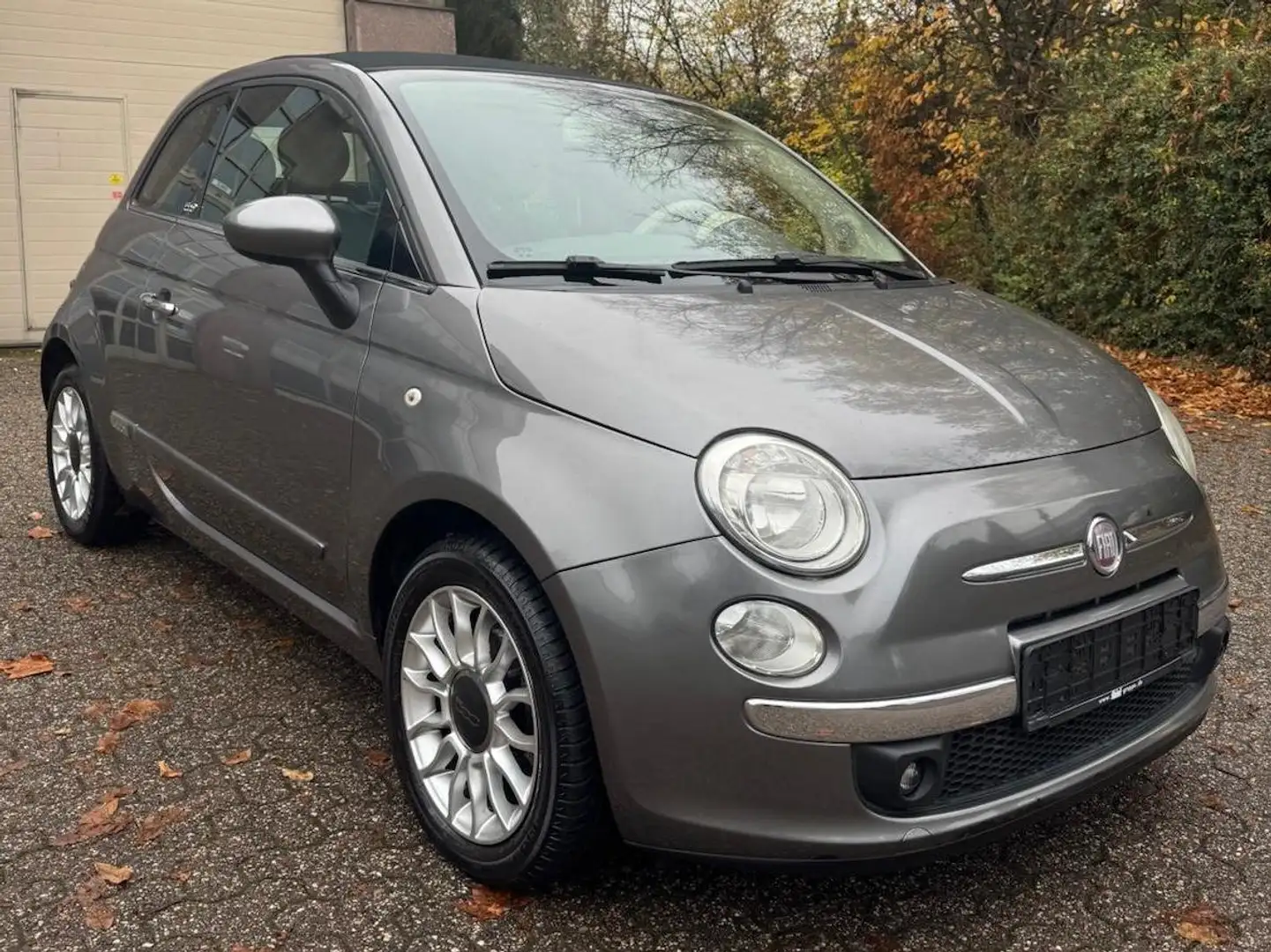 Fiat 500C Lounge TÜV Neu Cabrio Klima Inspektion Neu Grau - 1
