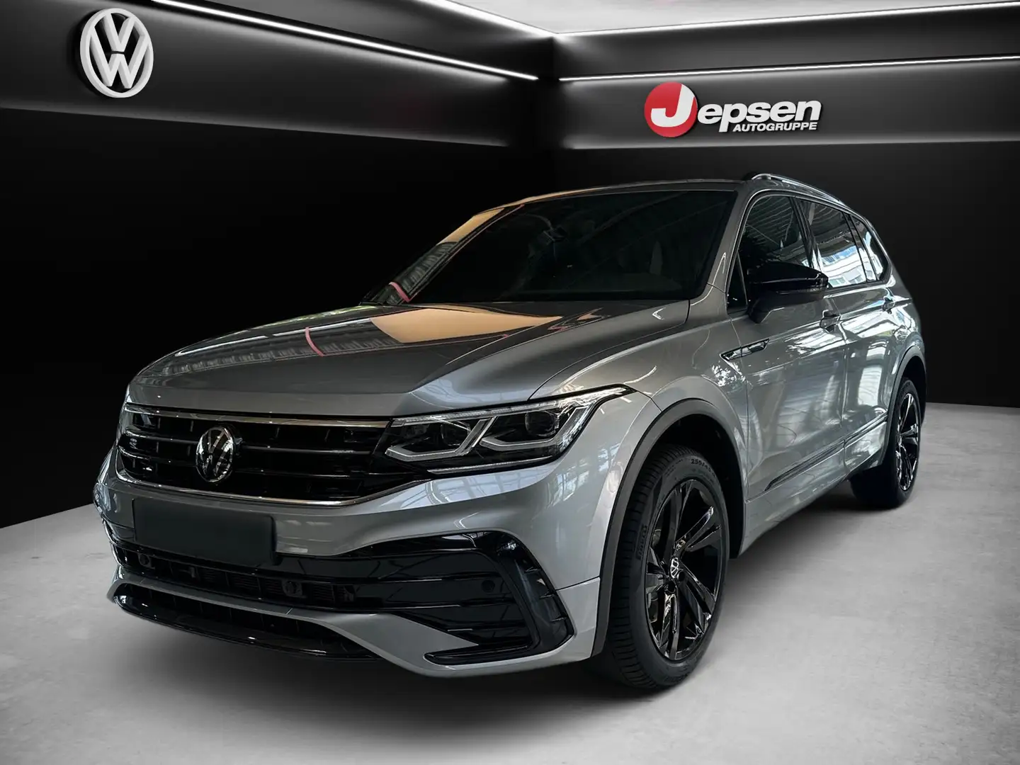 Volkswagen Tiguan Allspace R-Line 200 PS BlackStyle AHK Silber - 2