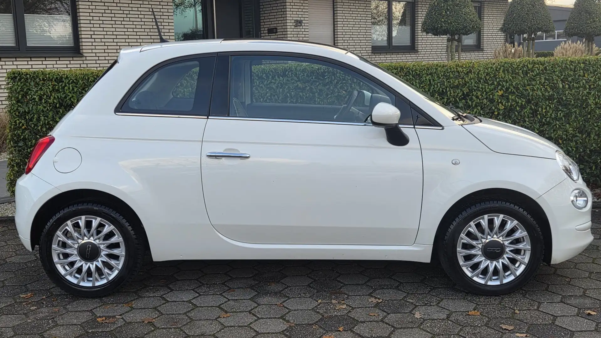 Fiat 500 Lounge Panoramadach Weiß - 2