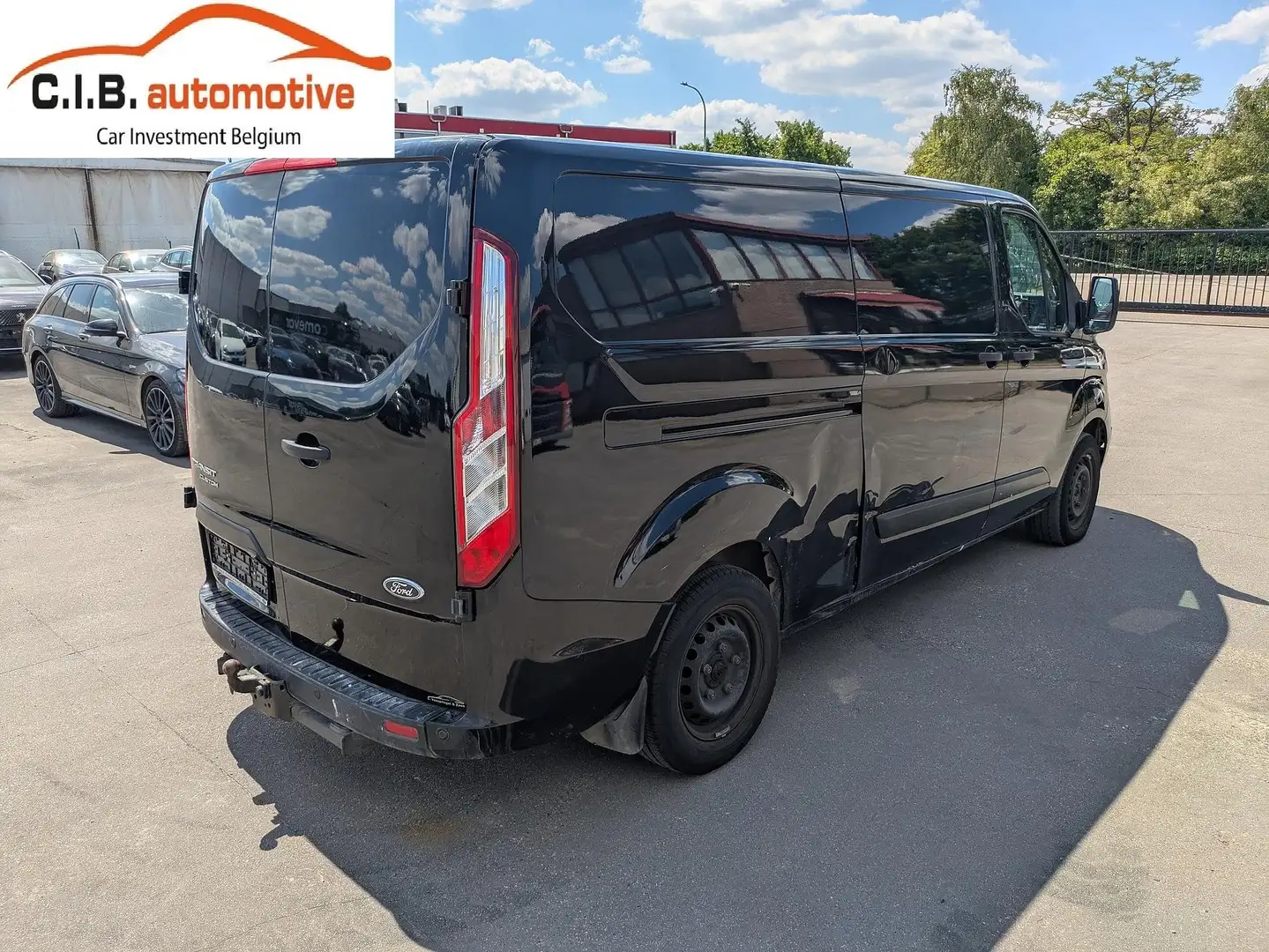 Ford Transit Custom 2.0 TDCi Aut. L2H1 / Navi / Camera / PDC / ... Negro - 2