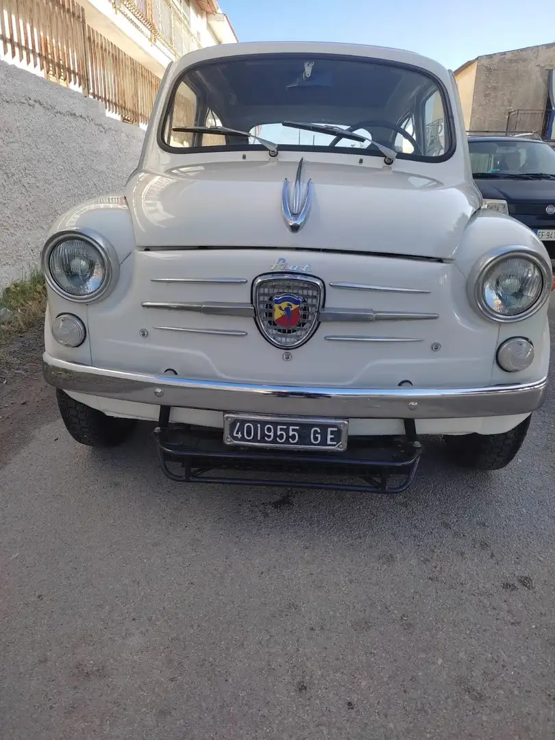 Fiat 600 ABARTH 1000 TC Biały - 2