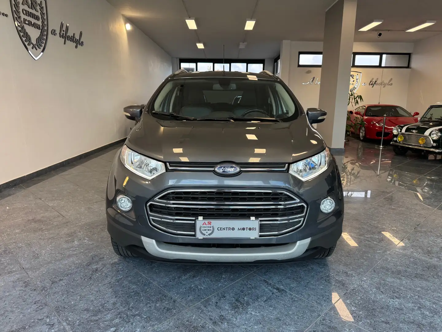 Ford EcoSport 1.5 tdci Titanium Gancio Traino Tagliandi Ford Ful Grigio - 2