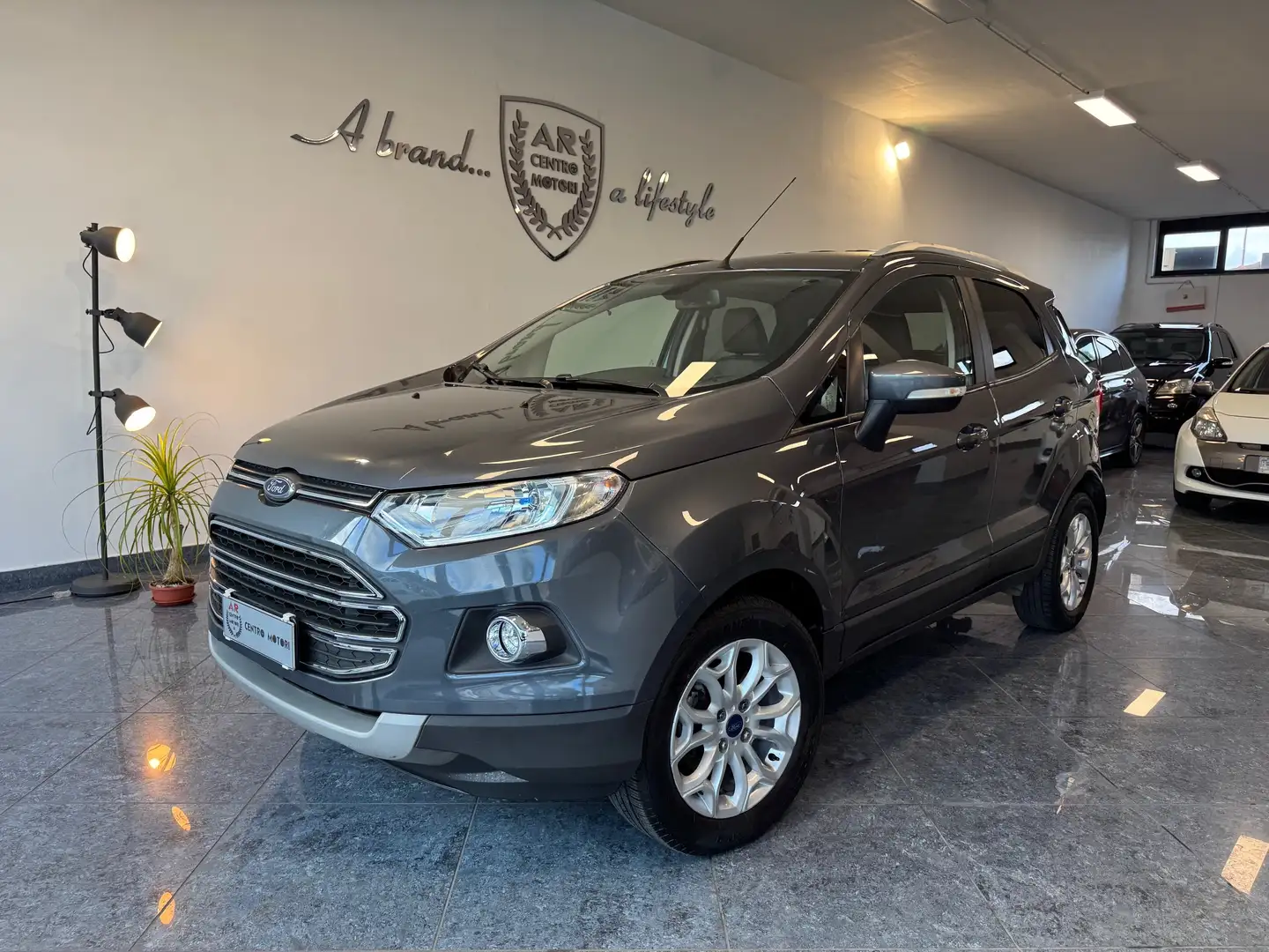 Ford EcoSport 1.5 tdci Titanium Gancio Traino Tagliandi Ford Ful Grigio - 1