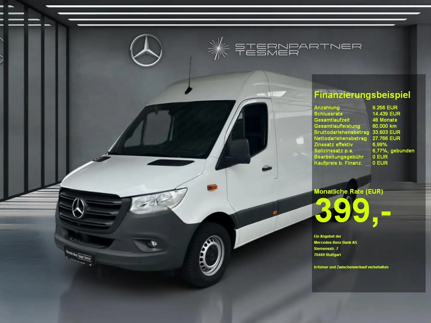 Mercedes-Benz Sprinter 315 CDI Maxi +MBUX+360°+NAVI+DAB+SHZ Wit - 1