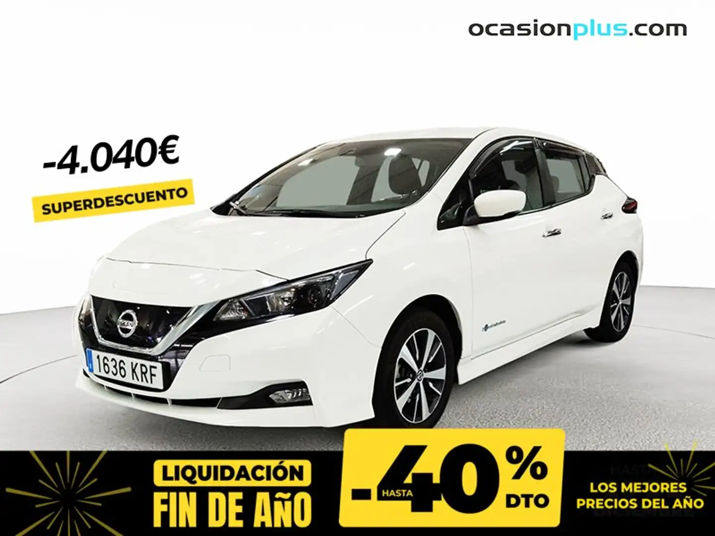 Nissan Leaf 40 kWh Acenta 110kW Blanco - 1