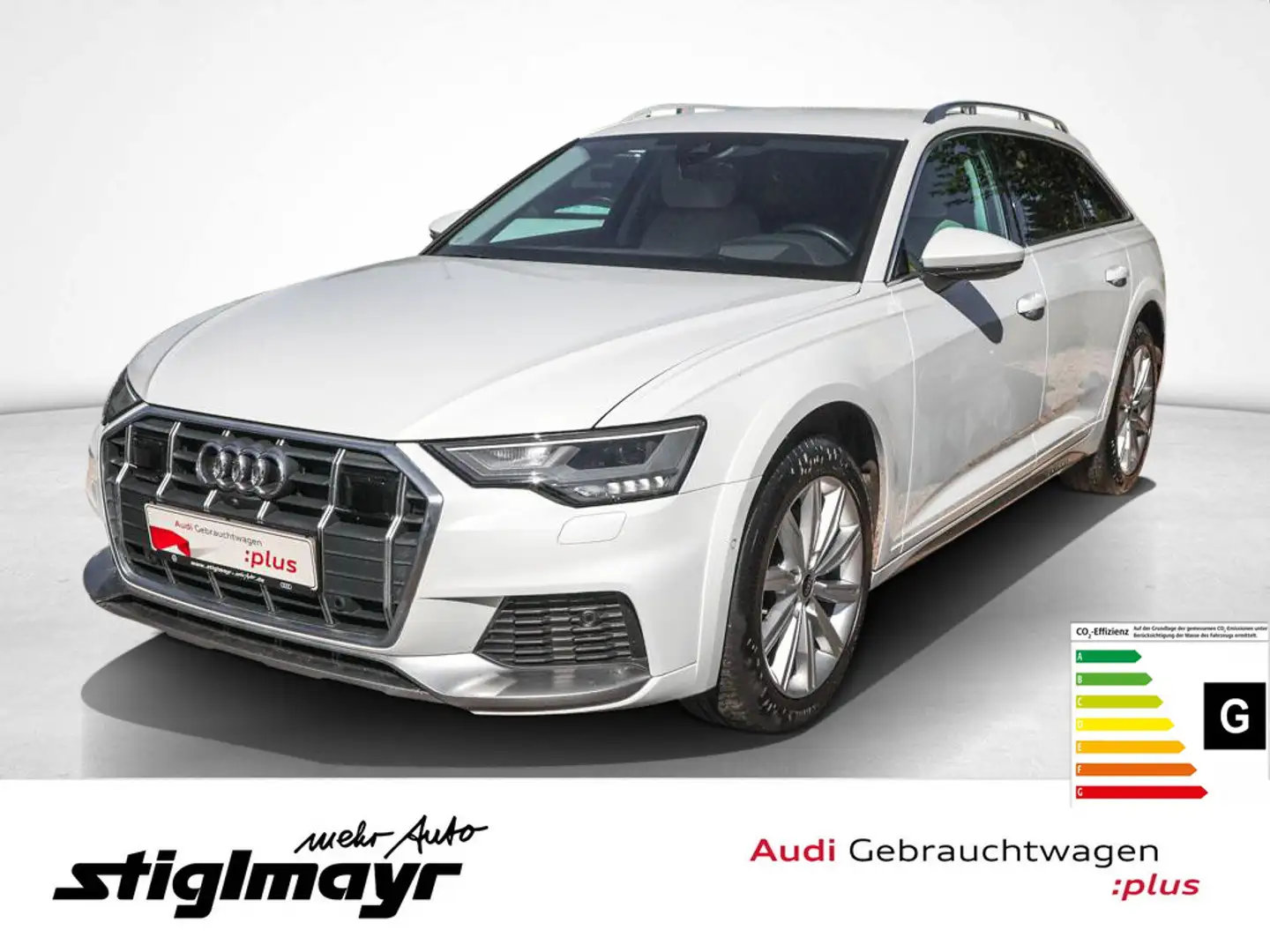 Audi A6 allroad 45 TDI quattro AHK+Head-Up+Alu-19`+VC Blanc - 1
