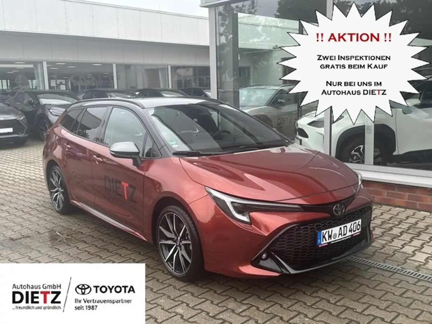 Toyota Corolla Touring 2.0 Hybrid GR Sport*ACC*KAM*TOTW Orange - 1