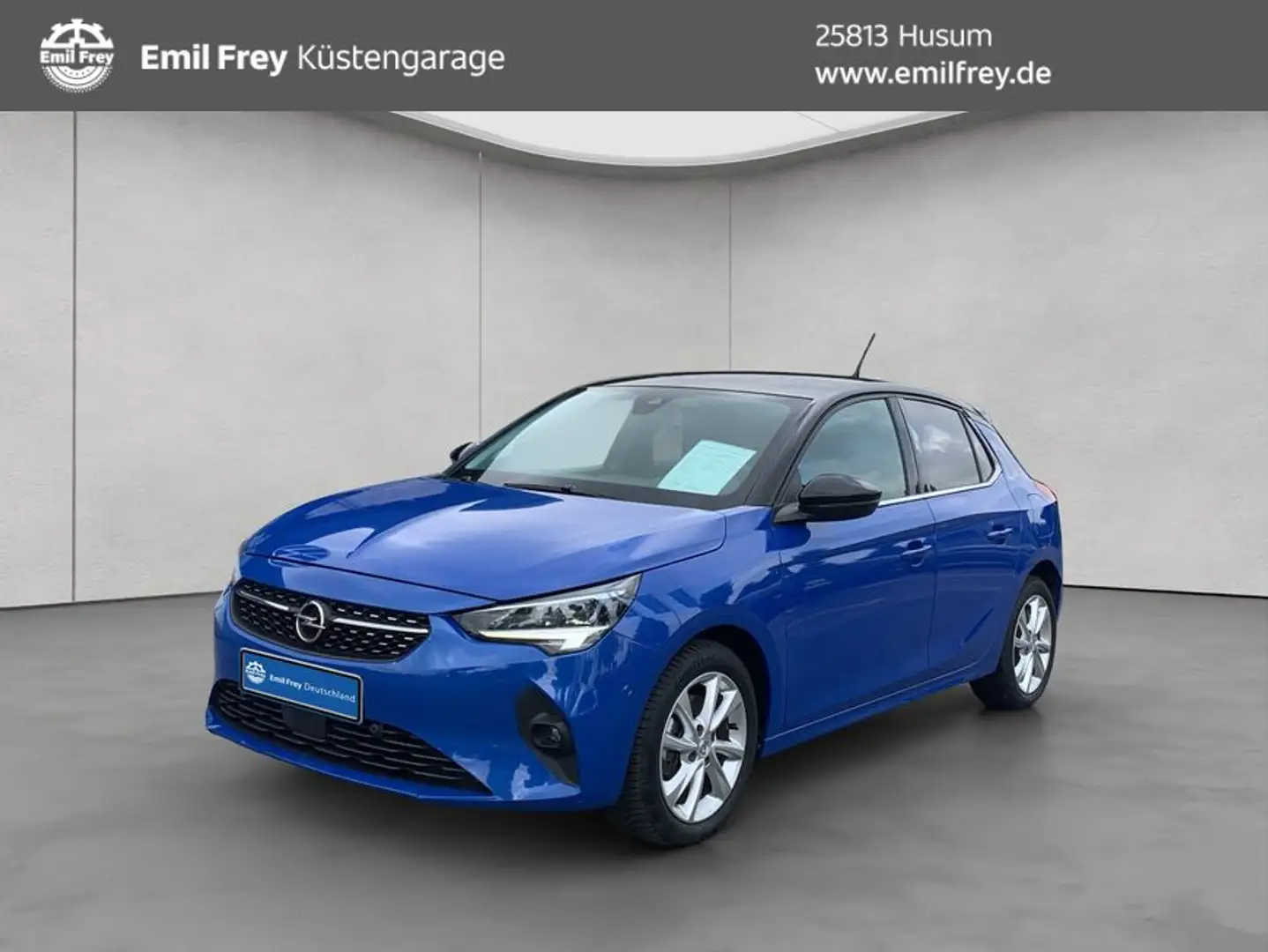 Opel Corsa 1.2 Autom. Elegance GJR, SHZ, APP, GRA Blau - 1
