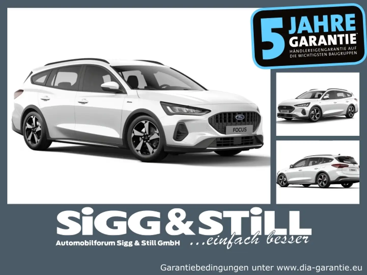 Ford Focus Turnier Active **NEUES MODELL** LED*iACC*CAM*NAV Blanc - 1