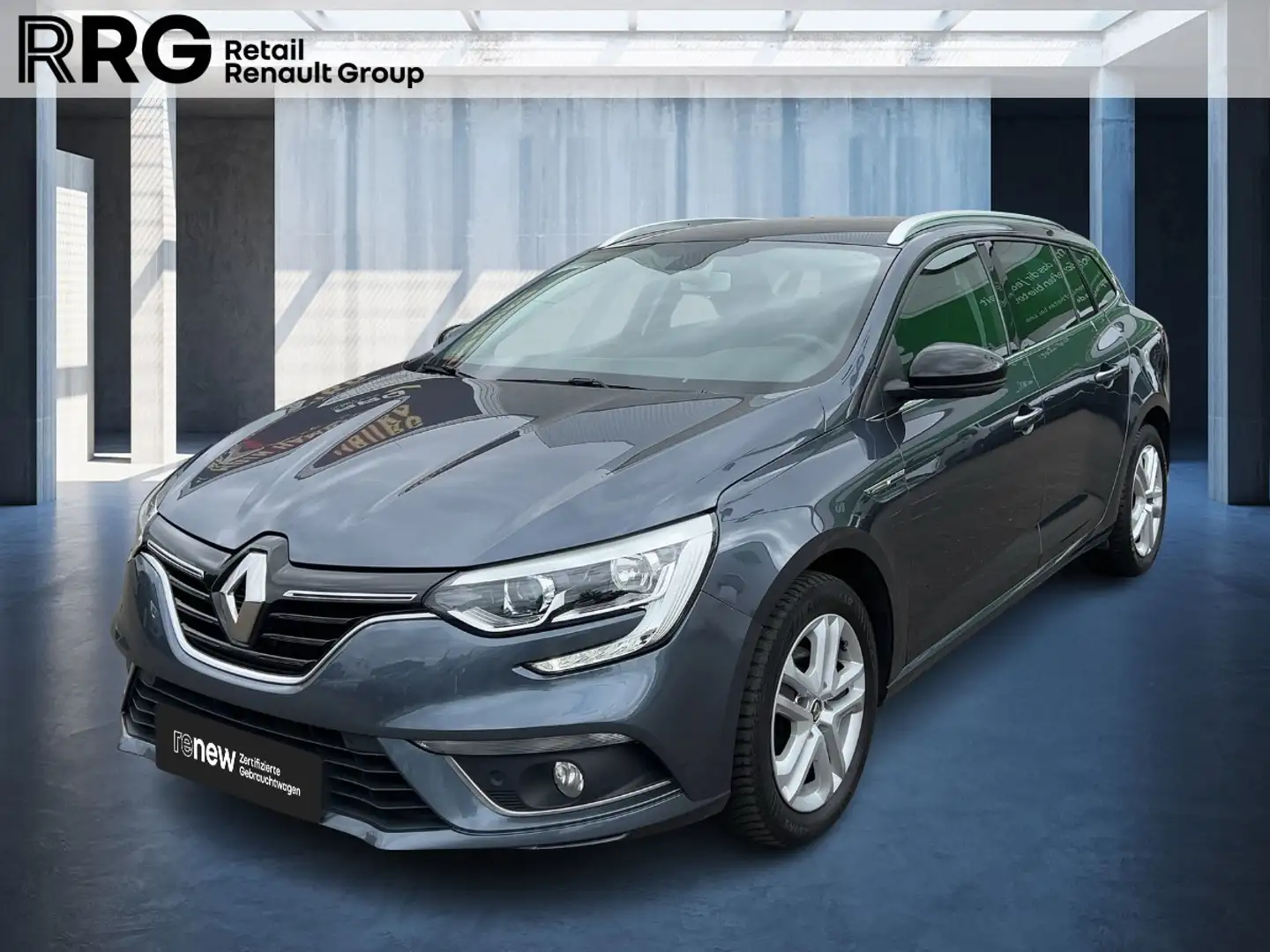 Renault Megane IV Grandtour TCe 140 Limited Kamera SHZ Navi Grijs - 1