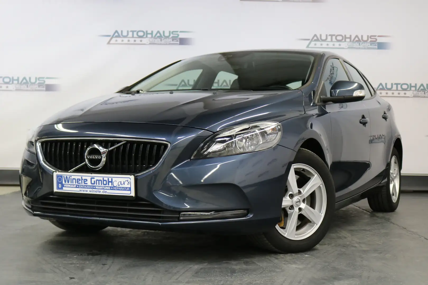 Volvo V40 1.5 Kinetic*1HAND*NAVI*PDC*Tempo*ALU*LED*DSTC*uvm Blau - 1