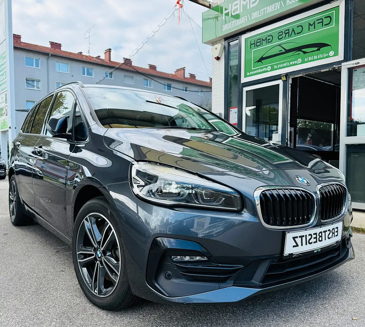 BMW 218 d Gran Tourer Sport Line Grau - 2