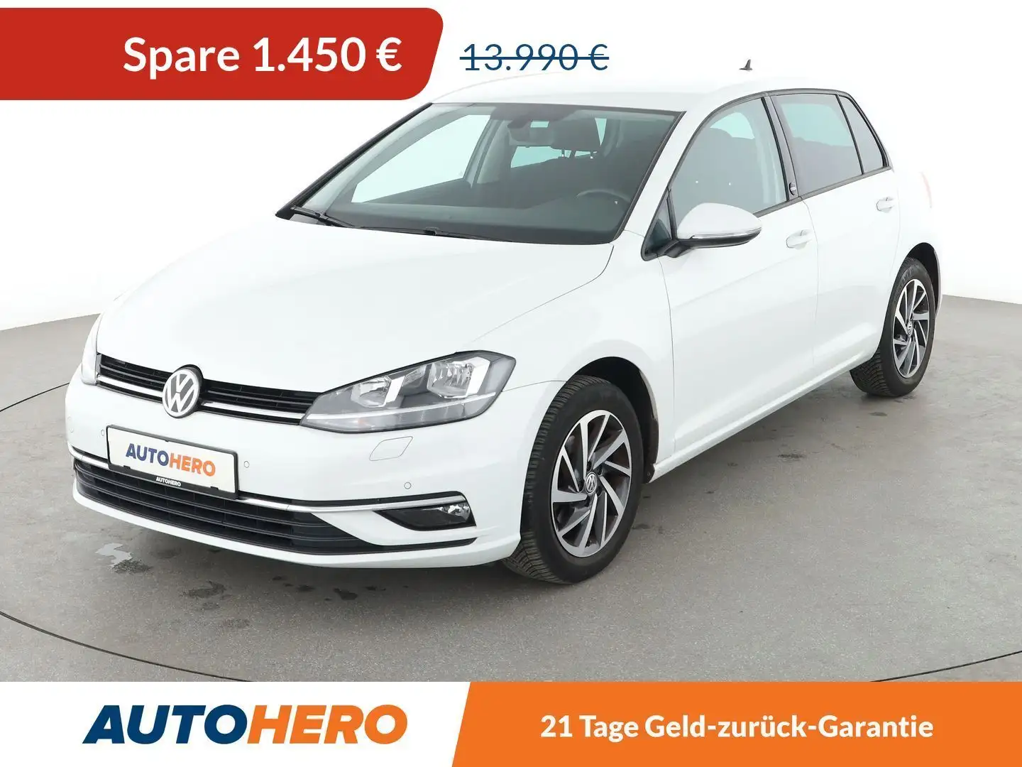 Volkswagen Golf 1.0 TSI Sound *ACC*PDC*SHZ*KLIMA* Wit - 1