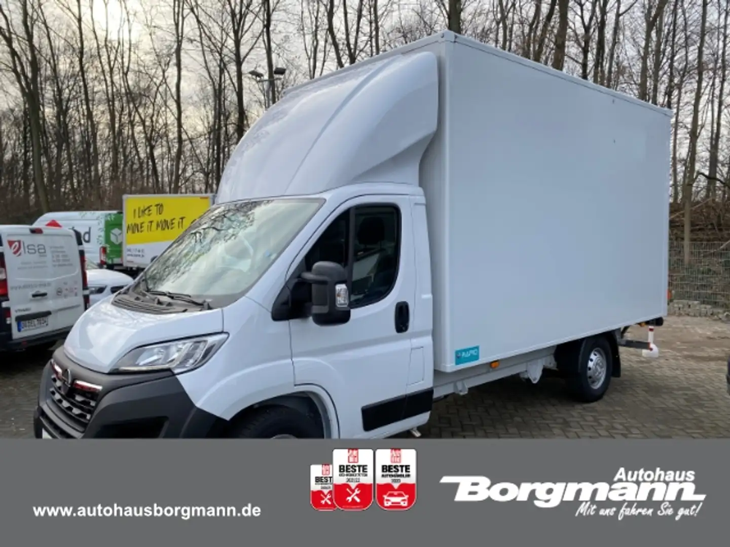 Opel Movano Koffer Ladebordwand Navi Rückfahrkamera Blanc - 1