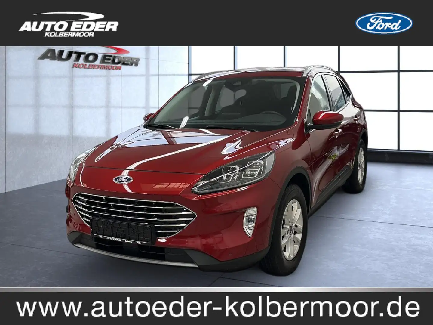Ford Kuga Hybrid Titanium X Bluetooth Navi LED Klima Rot - 1