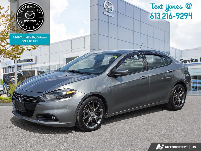 2013 Dodge Dart Sedan Front-Wheel Drive 6-Speed Manual