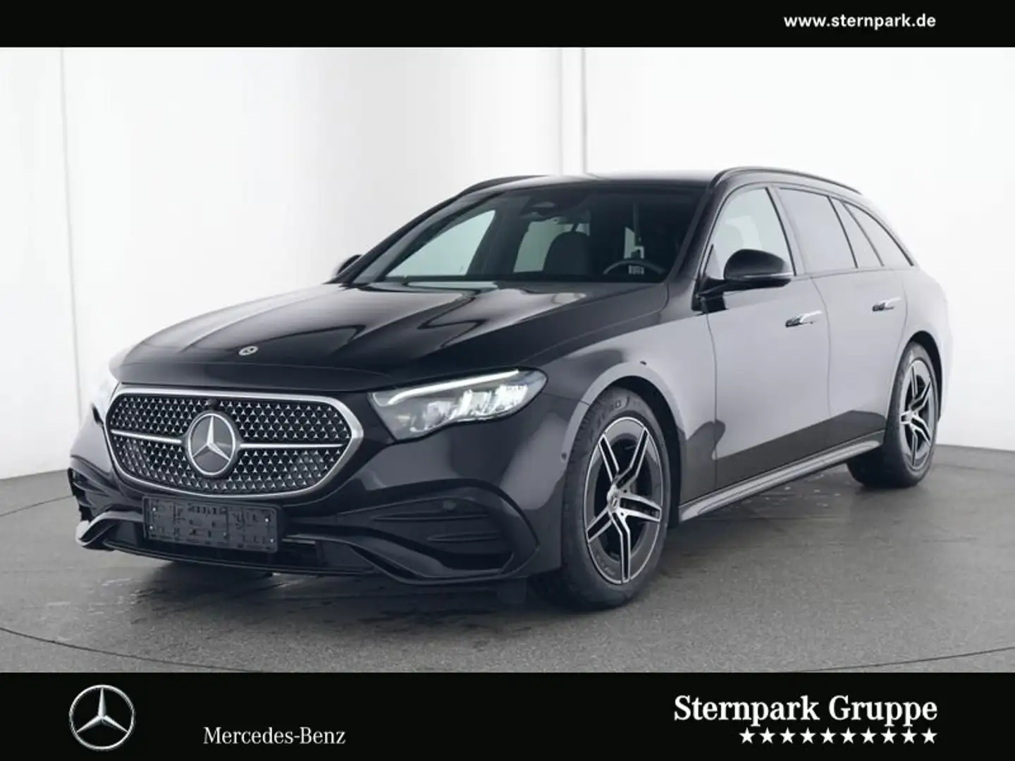 Mercedes-Benz E 220 E 220 d T AMG +Night+DISTRONIC+AHK+KeylessGo+LED Zwart - 1
