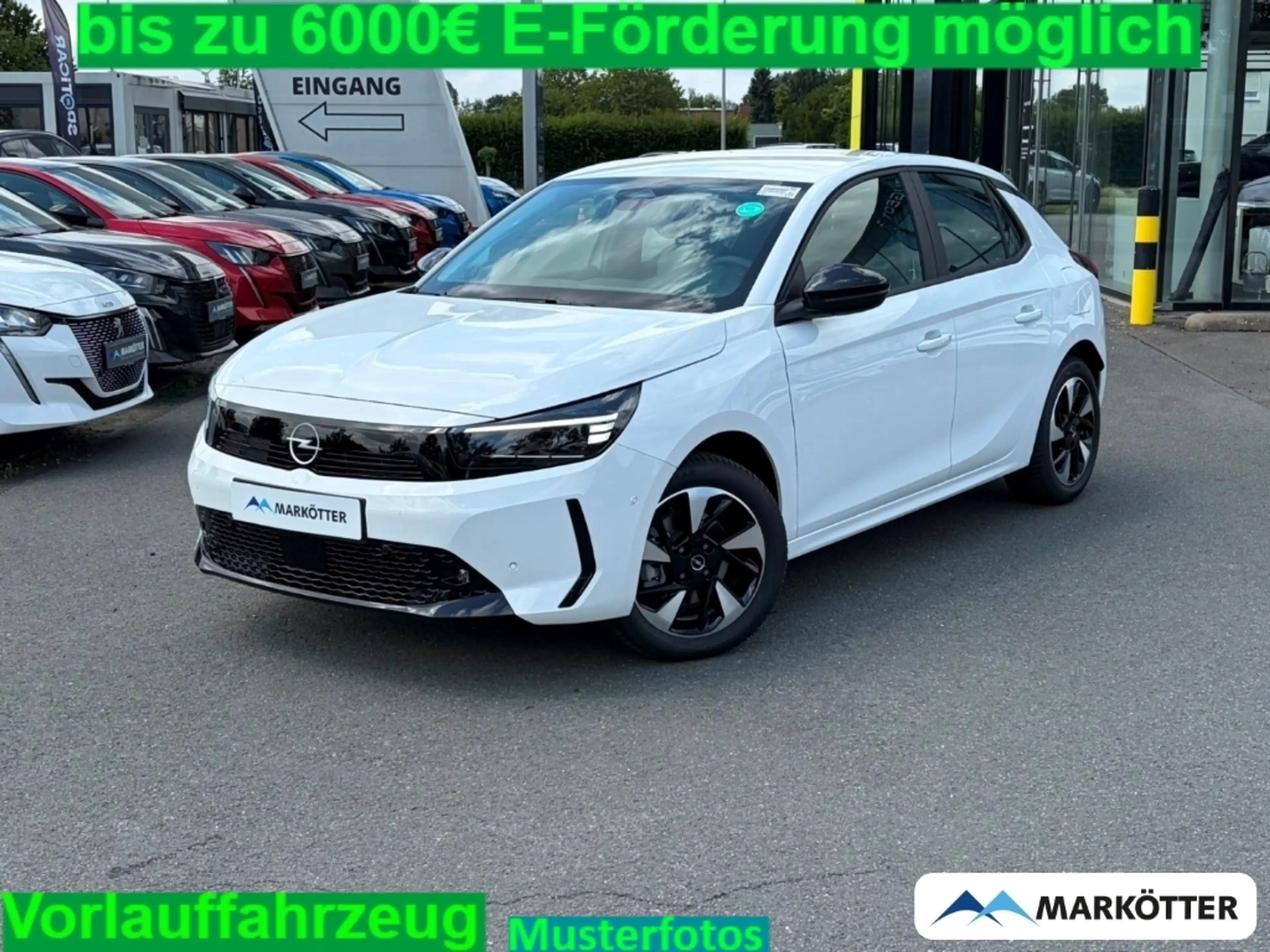 Opel Corsa-e Edition **VORLAUFFAHRZEUG** Sitz-und Allwetterreif