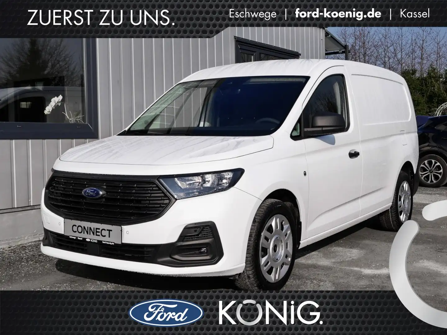 Ford Transit Connect KW Trend L2 Navi+Klima+Allwetter Klima Navi Weiß - 1