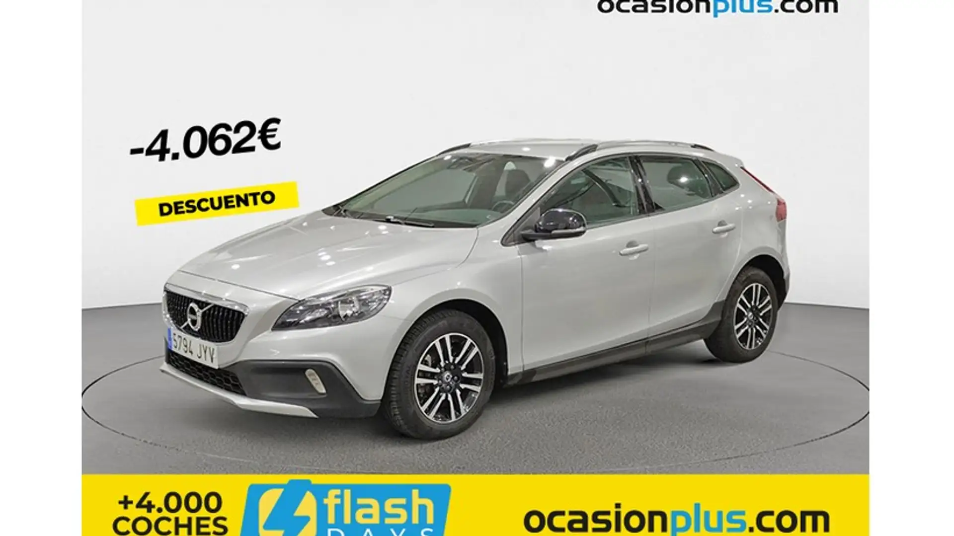 Volvo V40 Cross Country D2 Plus Aut. 120 Plateado - 1