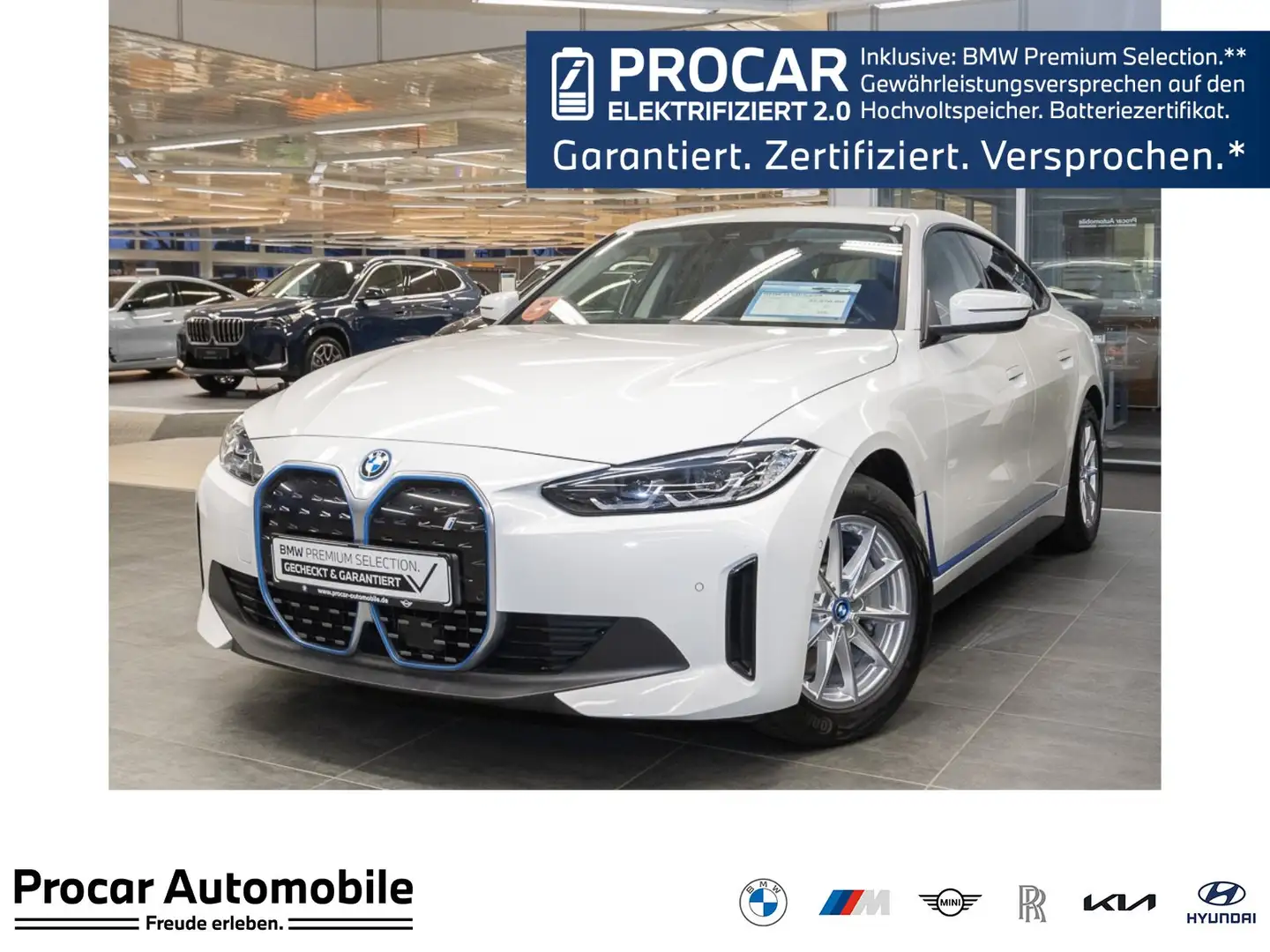 BMW i4 eDrive40 DAB ACC + Stop&Go Parkassistent Shz Weiß - 1