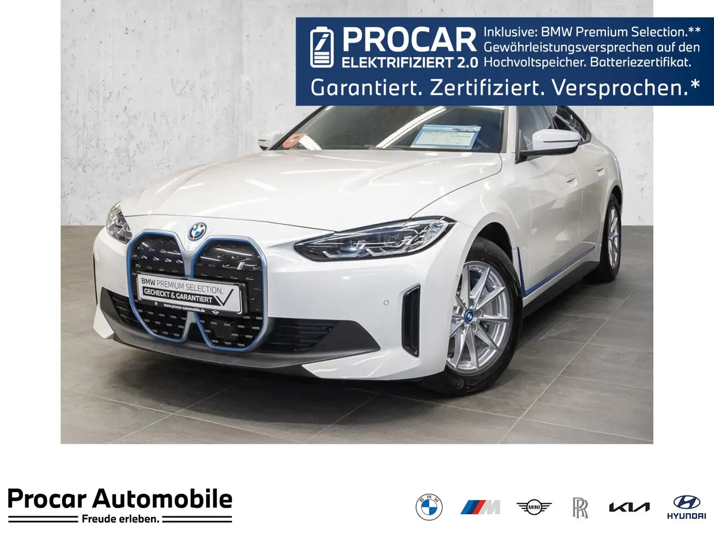 BMW i4 eDrive40 DAB ACC + Stop&Go Parkassistent Shz Blanc - 1