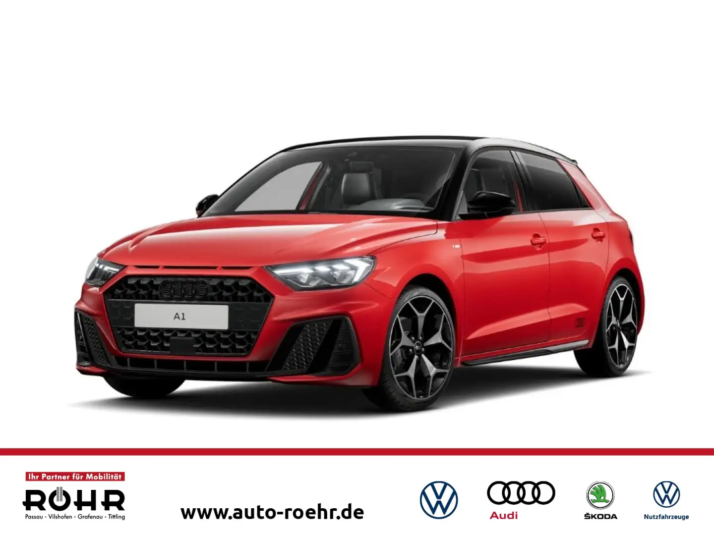 Audi A1 Sportback S line (NAVI.SHZ.PDC.DAB.virtual cockpit Rot - 1