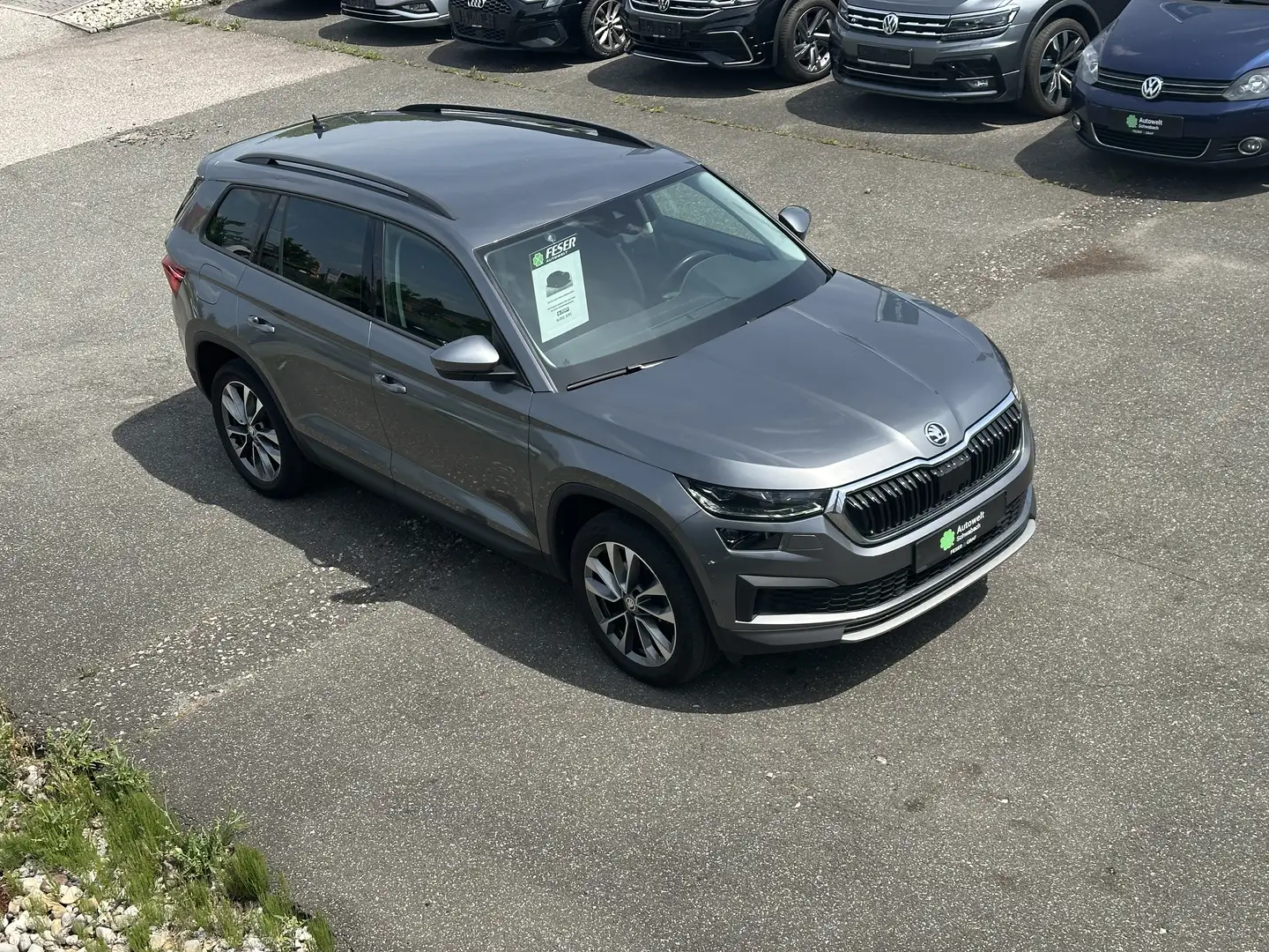 Skoda Kodiaq Ambition 2.0 TDI AHK KAMERA ACC STHZ Grau - 1