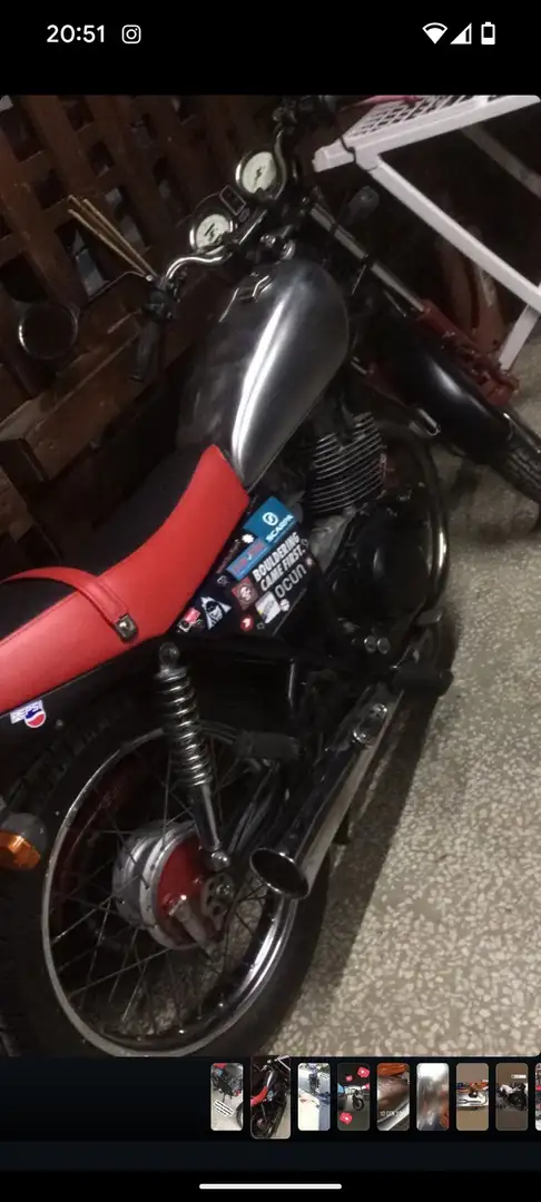 Yamaha SR 250 Roşu - 2