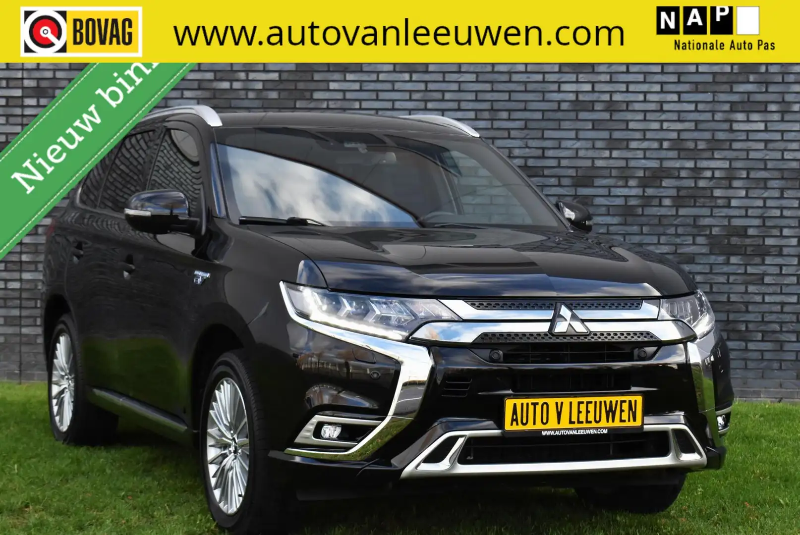 Mitsubishi Outlander 2.4 PHEV Intense+ LEDER VOL! 360º CAMERA/ELEK. A. Zwart - 1