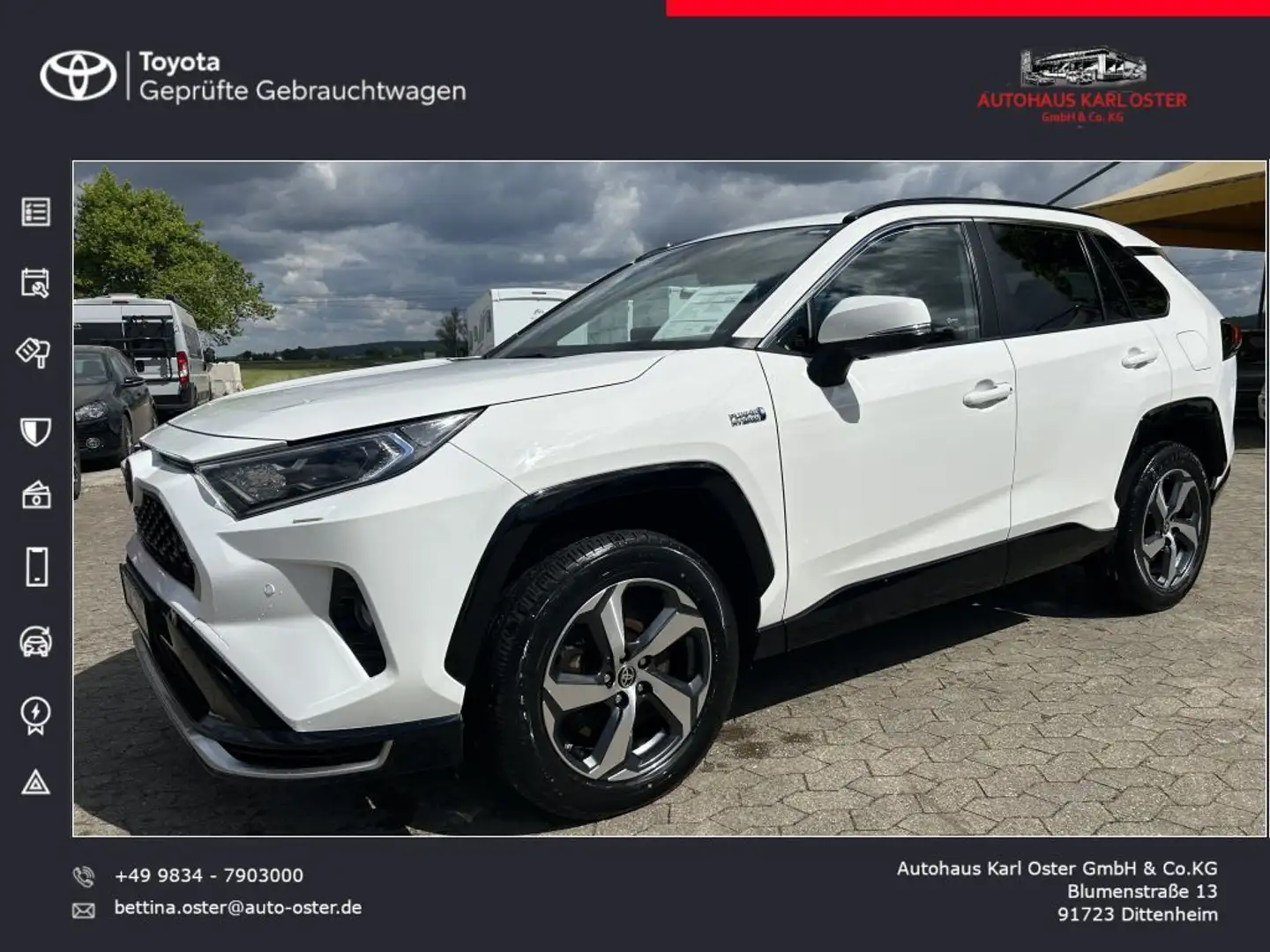 Toyota RAV 4 Plug-in-Hybrid Technik-Paket bijela - 1