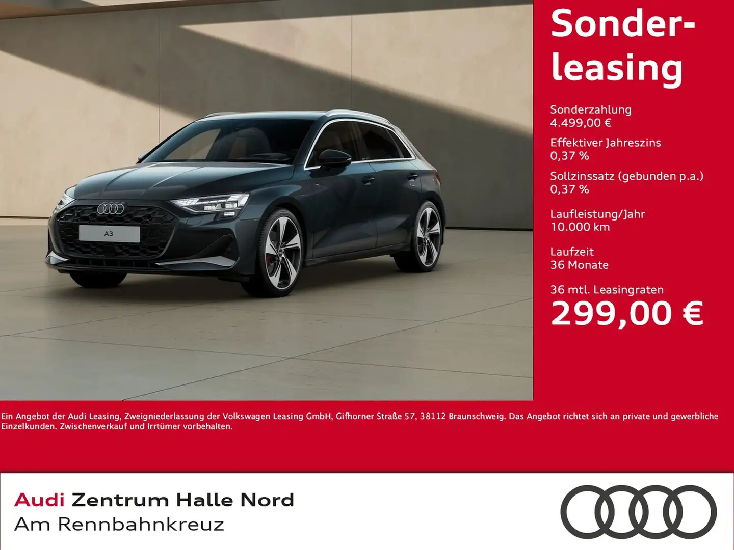 Audi A3 Sportback 35 TFSI advanced S tronic Grigio - 1