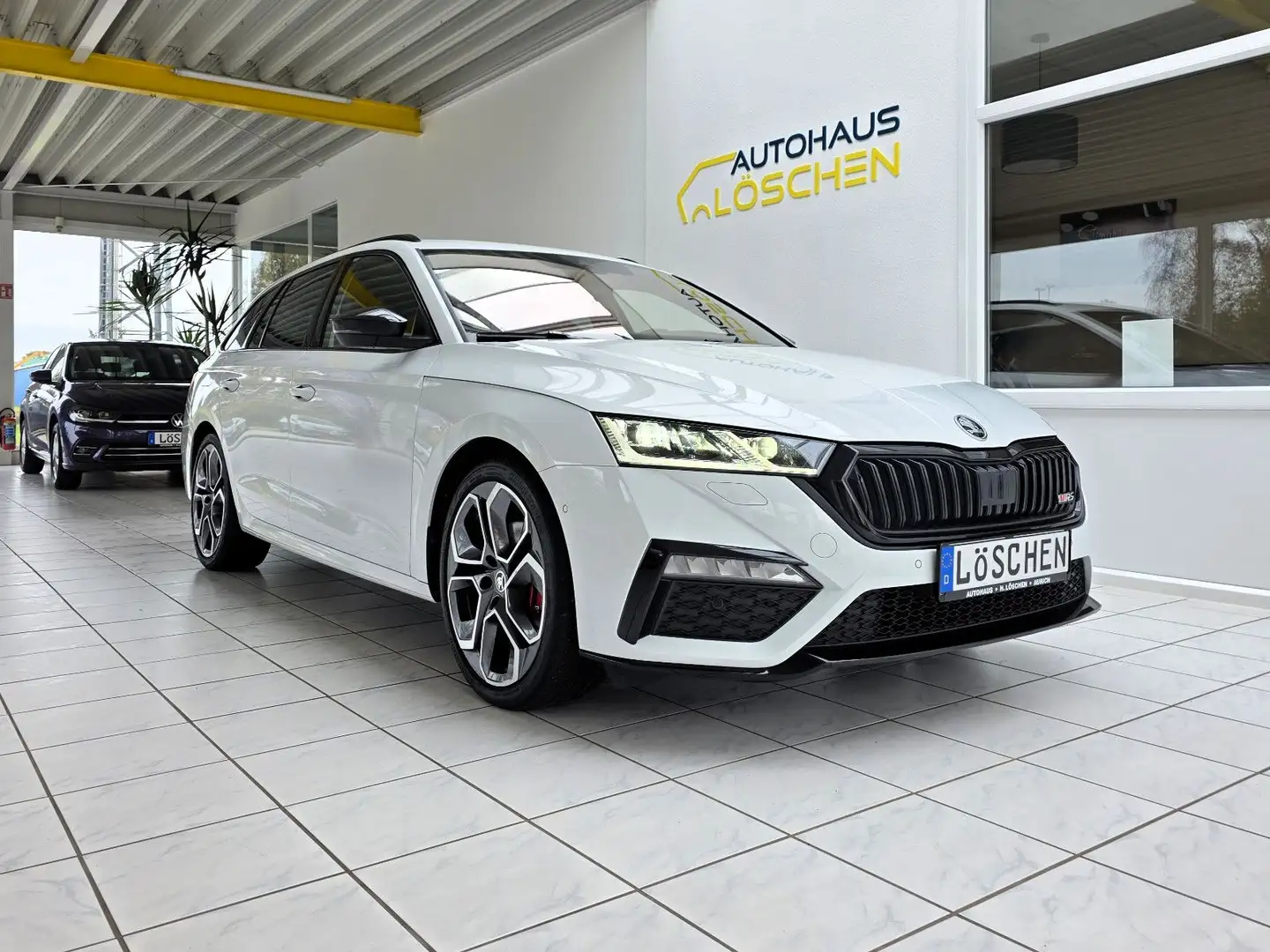 Skoda Octavia Combi RS Plus 4x4 Panorama Standheizung Blanc - 1
