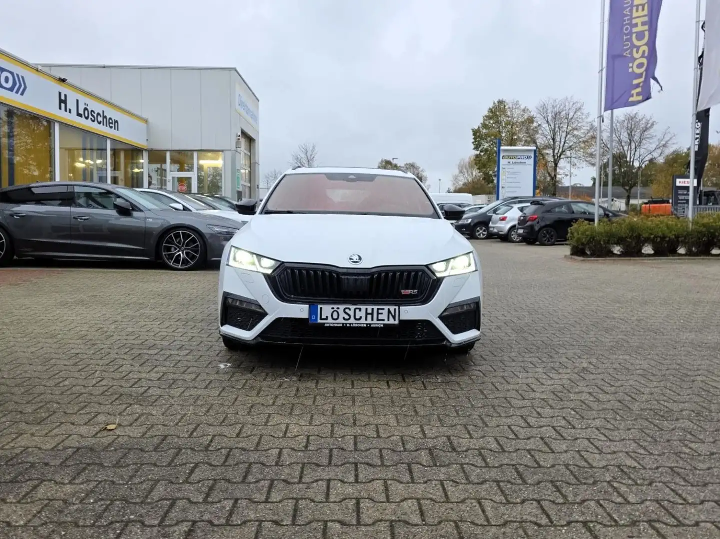 Skoda Octavia Combi RS Plus 4x4 Panorama Standheizung Blanc - 2