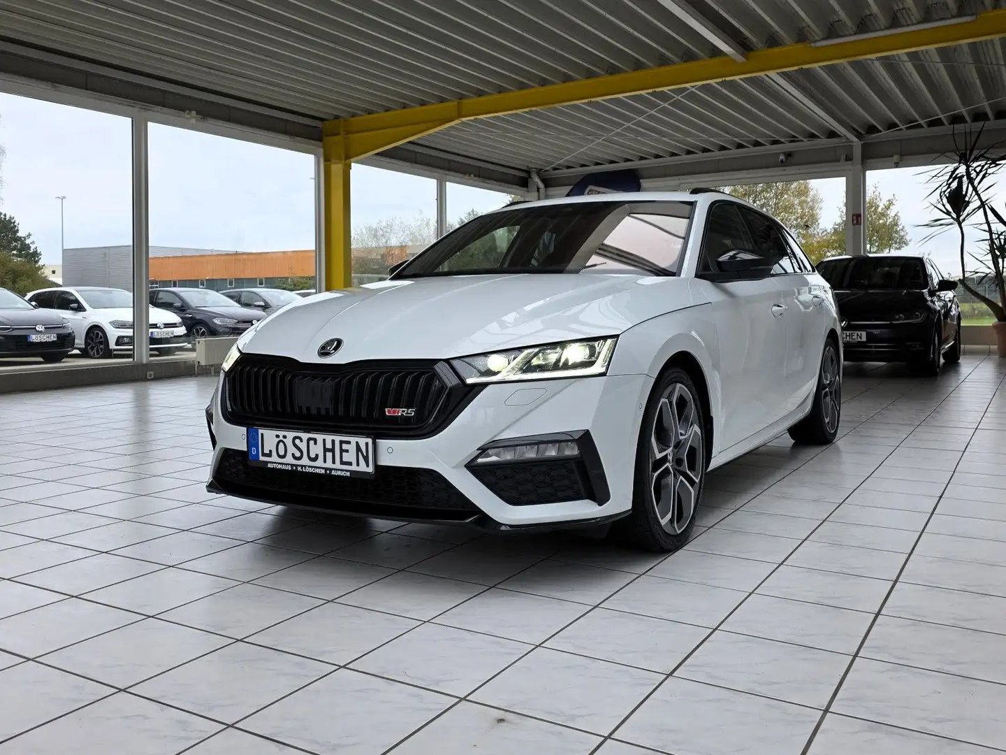 Skoda Octavia Combi RS Plus 4x4 Panorama Standheizung Blanc - 2