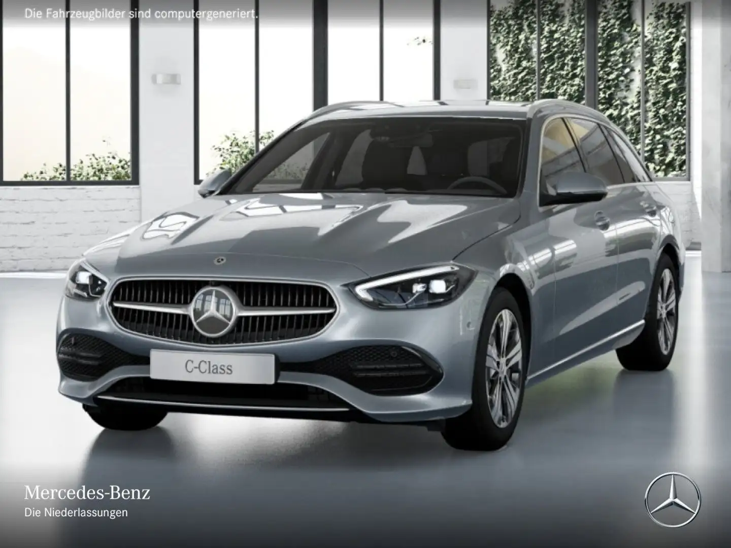 Mercedes-Benz C 300 de T AVANTG+360+LED+BURMESTER+SITZKLIMA+9G Silber - 2