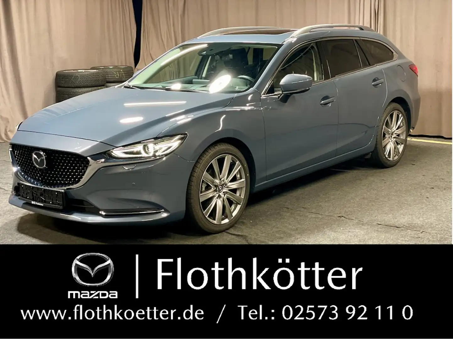 Mazda 6 194PS TAKUMI*LEDER*MATRIX-LED*BOSE* Gris - 1