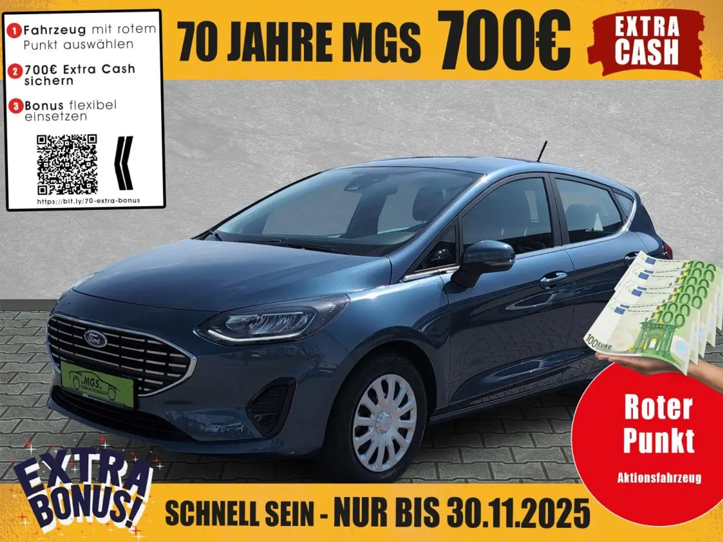 Ford Fiesta Titanium #WINTER-PAKET #DAB Blau - 1