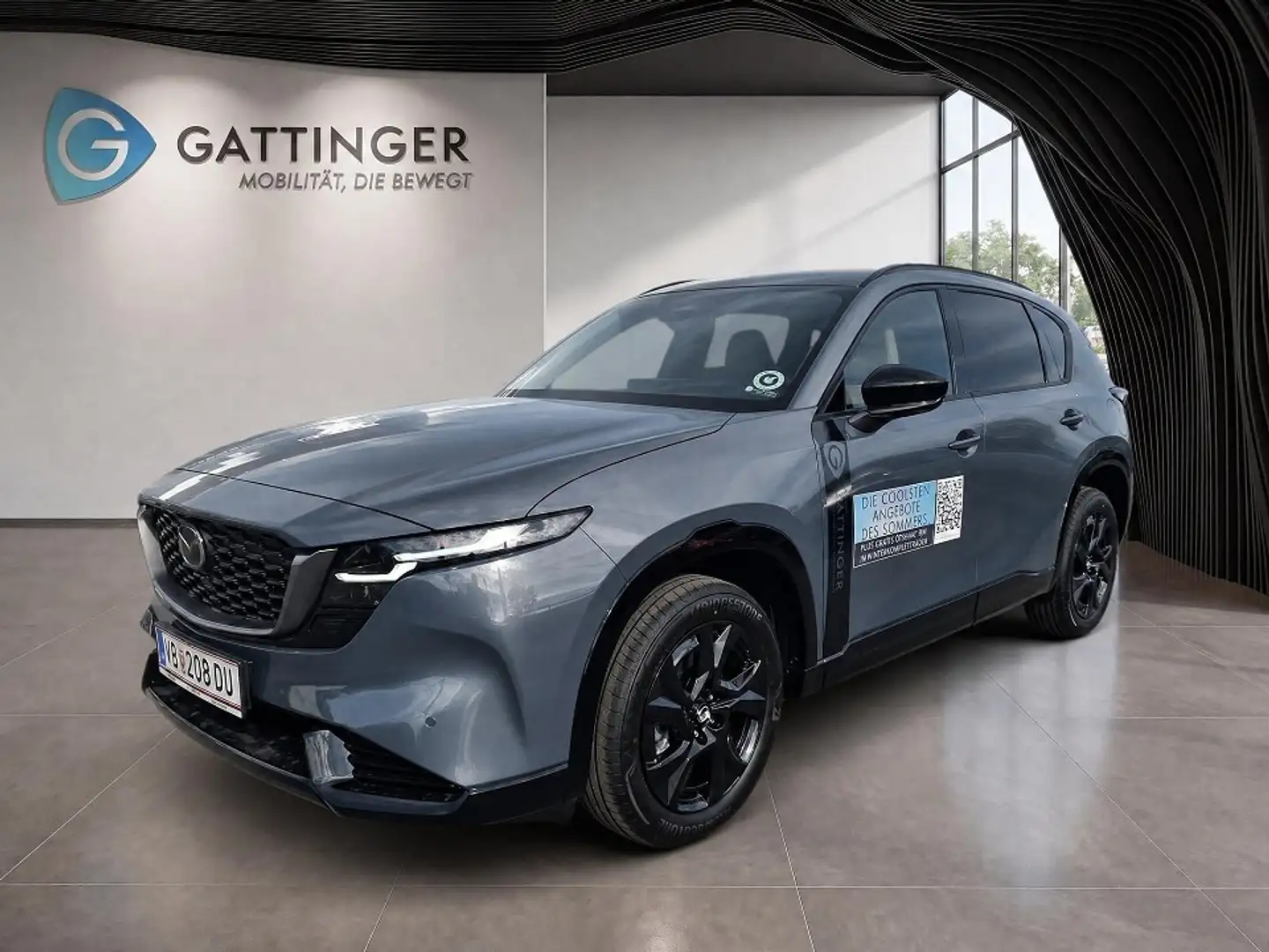 Mazda CX-5 e-Skyactiv G141 MHEV Homura Aut. Grau - 2