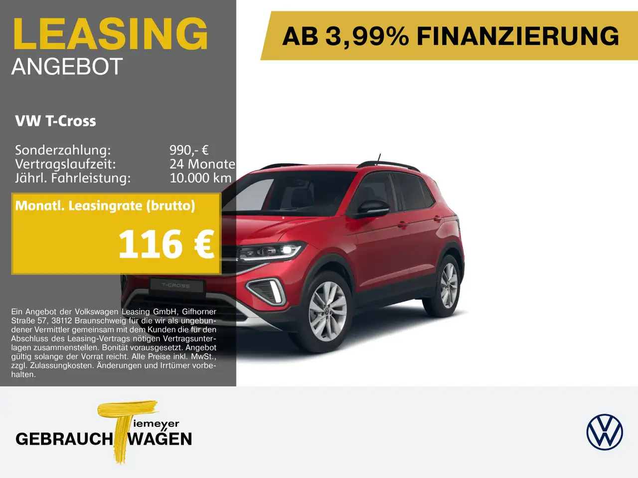 Volkswagen T-Cross 1.0 TSI GOAL NAVI KAMERA SITZHZG LED