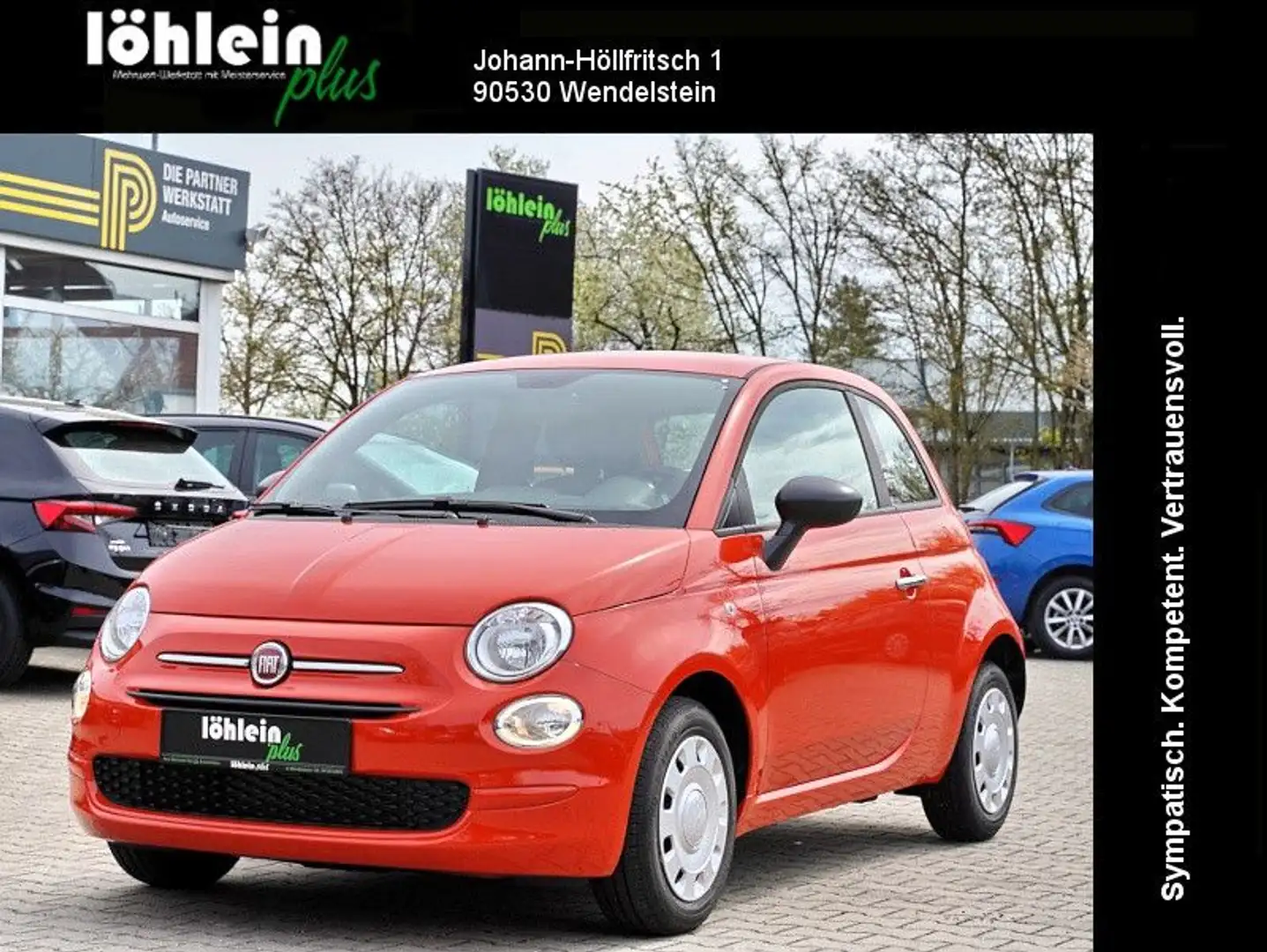 Fiat 500 *Hybrid CLUB *KLIMA+EL.FH+TAGESZUL. Rot - 1
