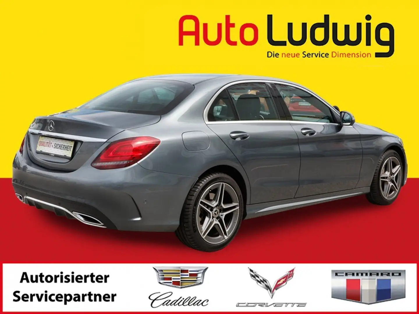 Mercedes-Benz C 220 d Aut.*AMG LINE *DIGITALES DISPLAY*NAVI*LED*PAR... Gris - 2