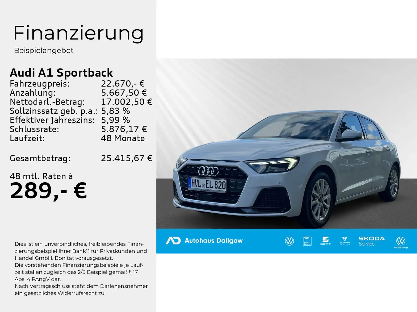 Audi A1 "Advanced" 25 TFSI CarPlay+PDC+LED+ Wit - 2