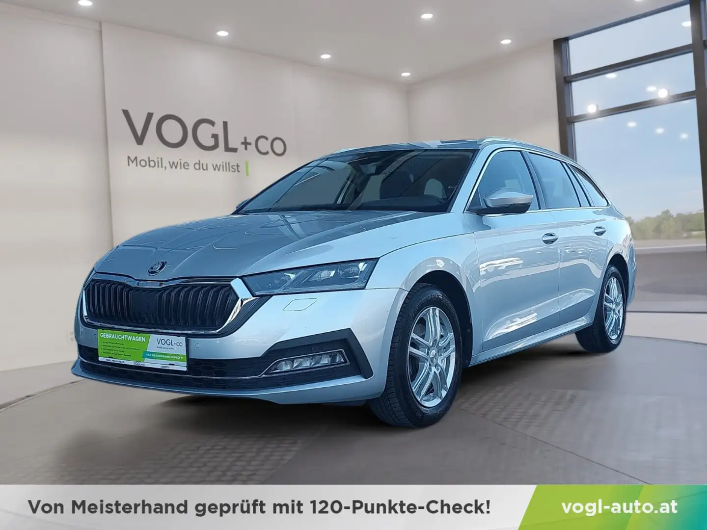 Skoda Octavia Combi 2.0 TDI Style DSG Silber - 1