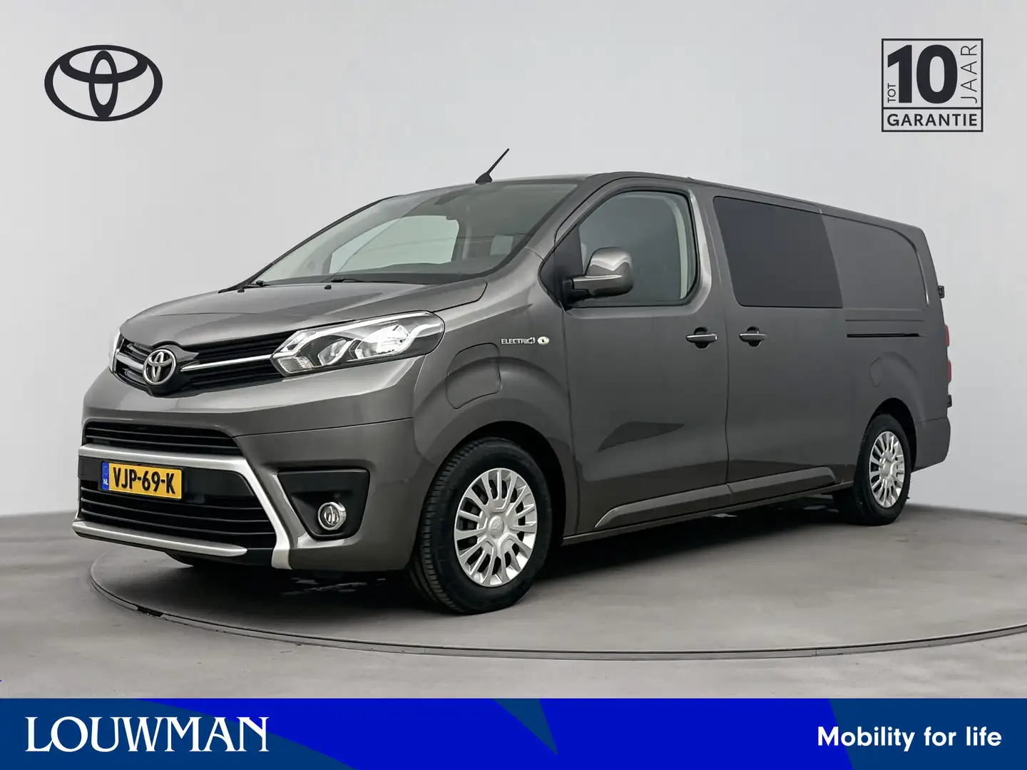 Toyota Proace Electric Dubbel Cabine Extra Range Professional | Gris - 1